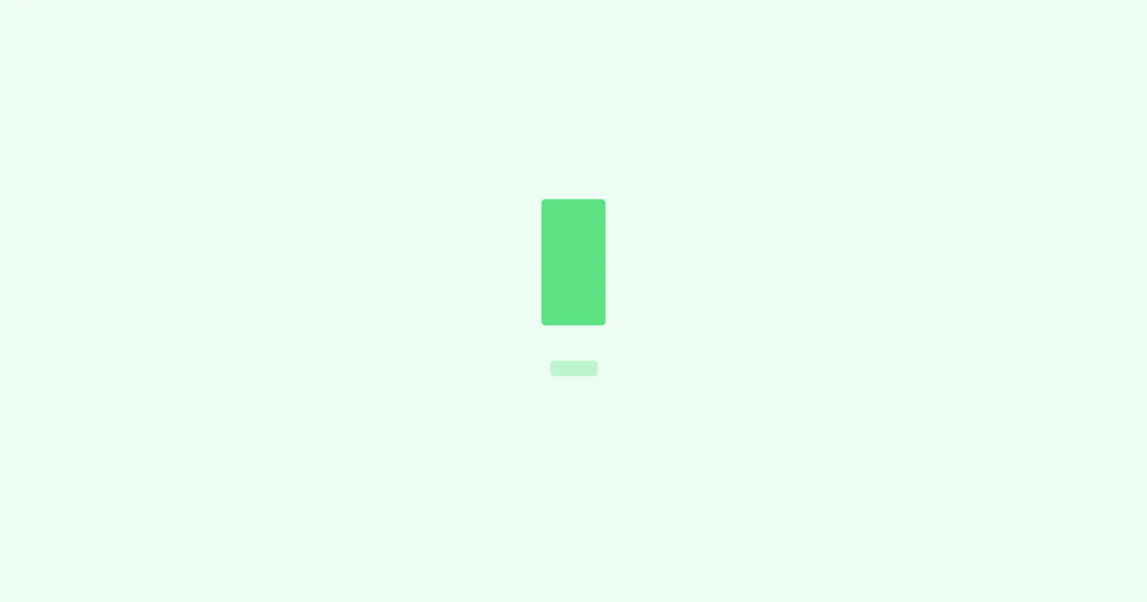 A rectangle made of green jelly.