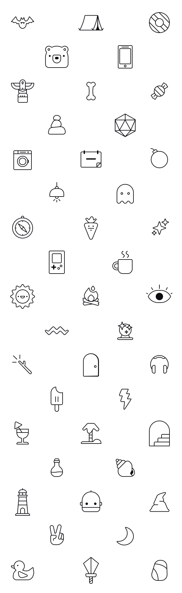 A bunch of vector icons, too many to describe. I'm sorry screen readers!